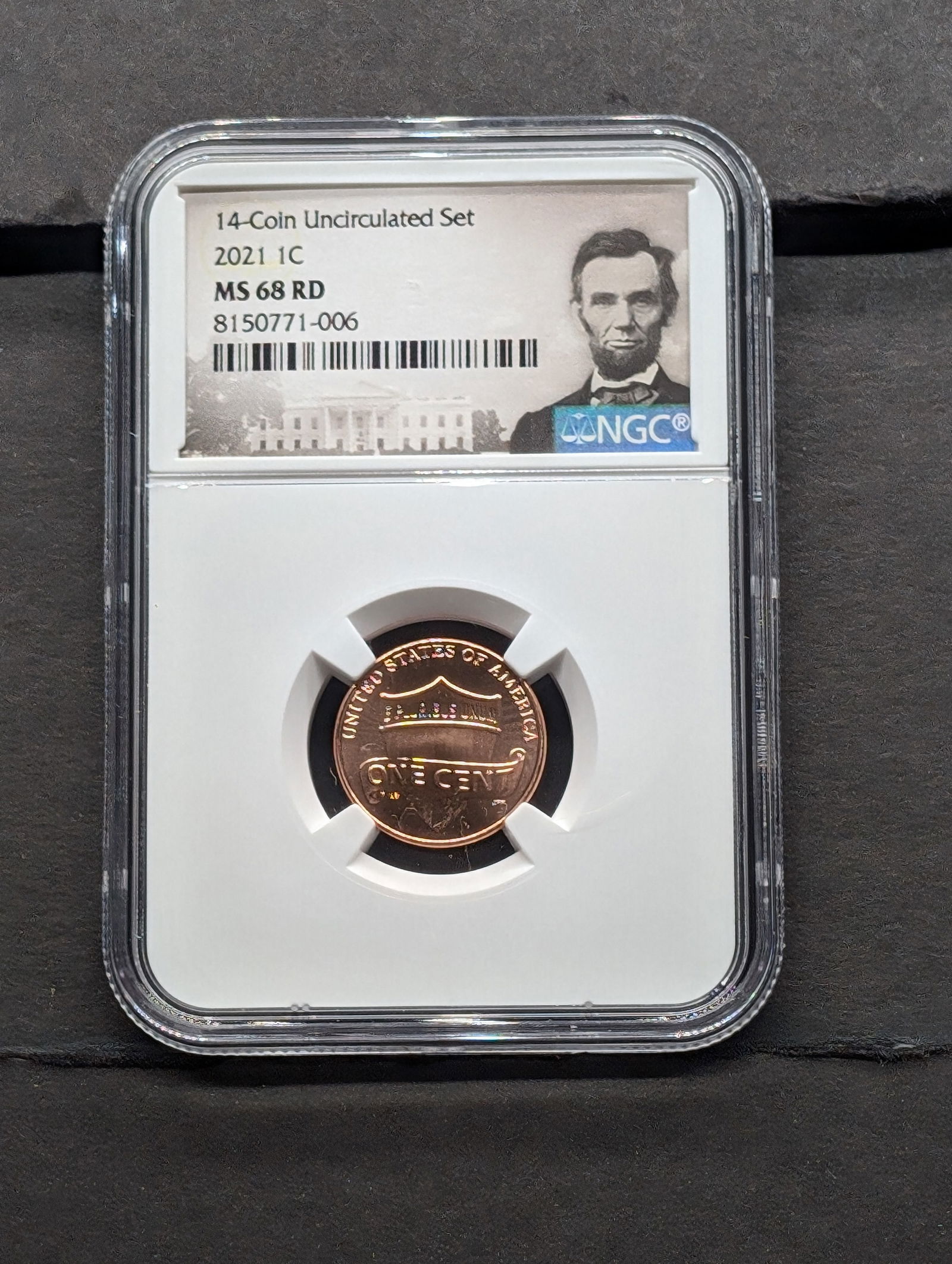 2021 Lincoln Shield Cent - NGC MS68 RD (1 of 3)