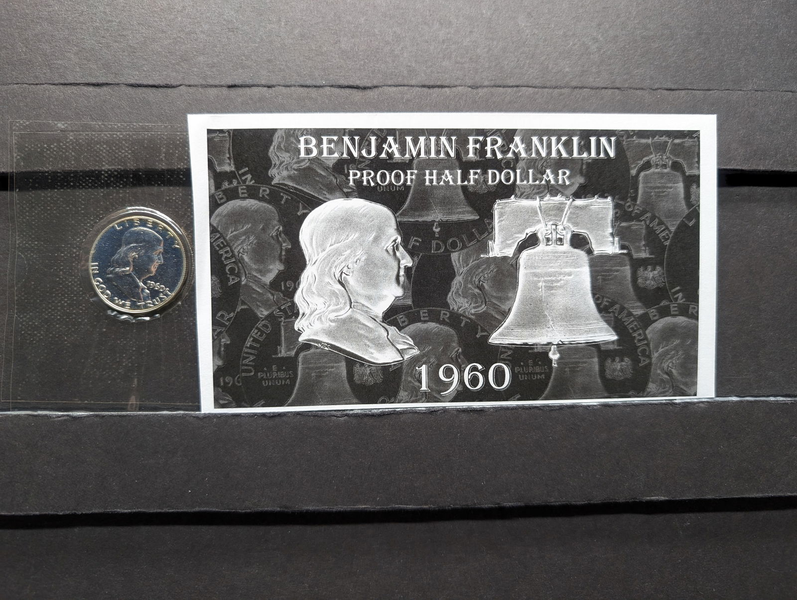 1960 PROOF Benjamin Franklin Silver Half Dollar (1 of 3)