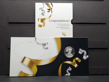 2020-W PROOF American Silver Eagle - U.S. Mint Congratulations Set in OGP w/COA
