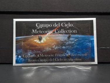 Collection of Meteorites from Campo del Cielo in Argentina - 4 Fragments
