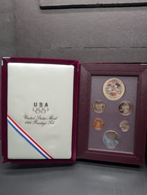 1988-S U.S. Prestige Set in OGP w/ COA - Olympic & Liberty Torches