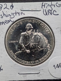 1982 D Washington Comm. Half Dollar Silver No Box