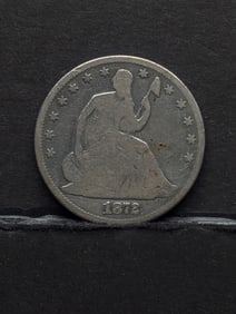 1872 Seated Liberty Half Dollar G6