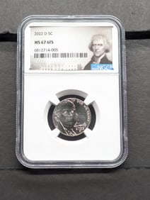 2022-D Jefferson Nickel - NGC MS67 6FS