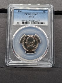 1966 SMS Jefferson Nickel - PCGS SP67