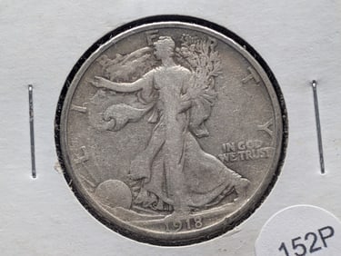 1918 Walking Liberty Half Dollar