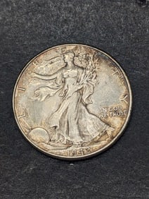 1942 Walking Liberty Half Dollar EF40