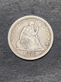 1856 Seated Liberty Quarter F15