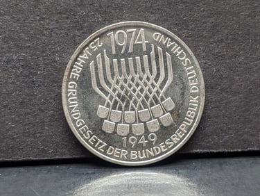 1974-F Germany 5 Silver Marks