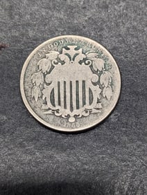 1866 Shield Nickel **VG+**