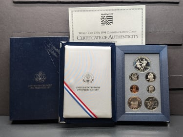 1994-S U.S. Prestige Set in OGP w/ COA - World Cup USA