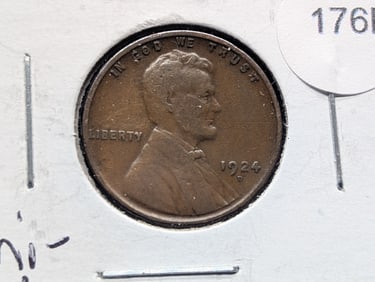 1924 D Lincoln Semi Key Date VF
