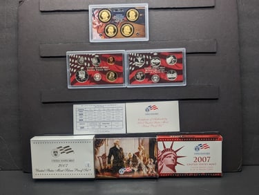 2007-S Silver Proof Set including Presidential Dollars