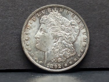**BU** 1892-O Morgan Silver Dollar
