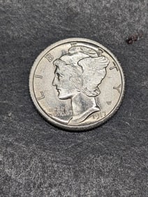 **GEM BU** 1917-S FSB Mercury Silver Dime