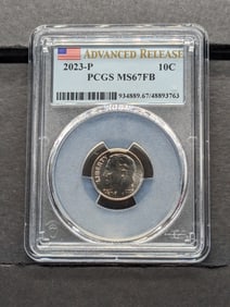 2023-P Roosevelt Dime - PCGS MS67 FB *Advanced Release*