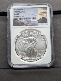2015 American Silver Eagle - NGC MS70 *First Release*