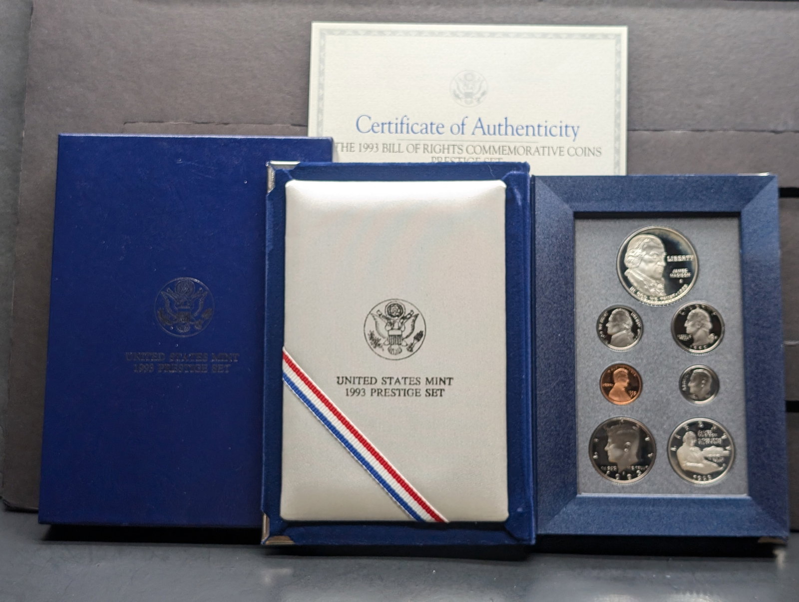 1993-S U.S. Prestige Set in OGP w/ COA - Bill of Rights: 1993-S U.S. Prestige Set in OGP w/ COA - Bill of Rights