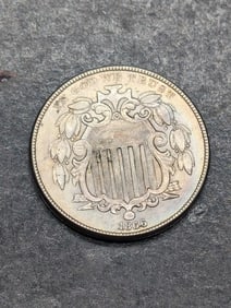 **BU** 1866 Shield Nickel