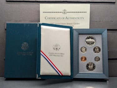 1997-S U.S. Prestige Set in OGP w/ COA - Botanic Gardens