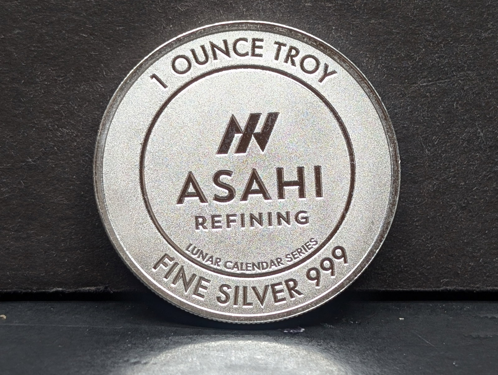1 Troy Oz. .999 FINE SILVER Asahi - 2024 Year of the Dragon Designed Round: 1 Troy Oz. .999 FINE SILVER Asahi - 2024 Year of the Dragon Designed Round