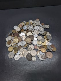 Bag of 2.0 Lbs. of Various Vintage & Modern World Coins