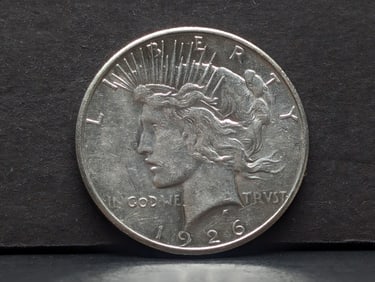 **AU/UNC** 1926-S Peace Silver Dollar