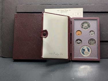 1983-S U.S. Prestige Set in OGP w/ COA - Olympic Discus Thrower