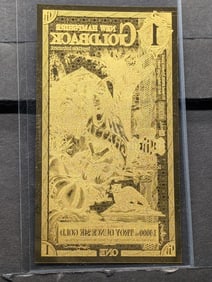 1/1000th Troy Oz. 24k PURE GOLD 2024 $1.00 New Hampshire Goldback