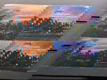 2008 & 2009 United States Mint P&D Uncirculated Coin Set in OGP (2 Sets)