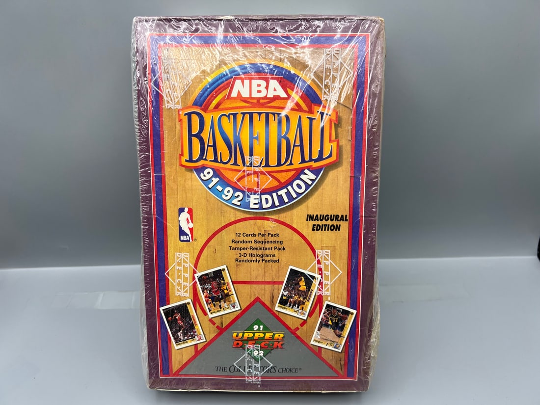 1991-92 Upper Deck Basketball Factory Sealed Wax Box (1 of 2)