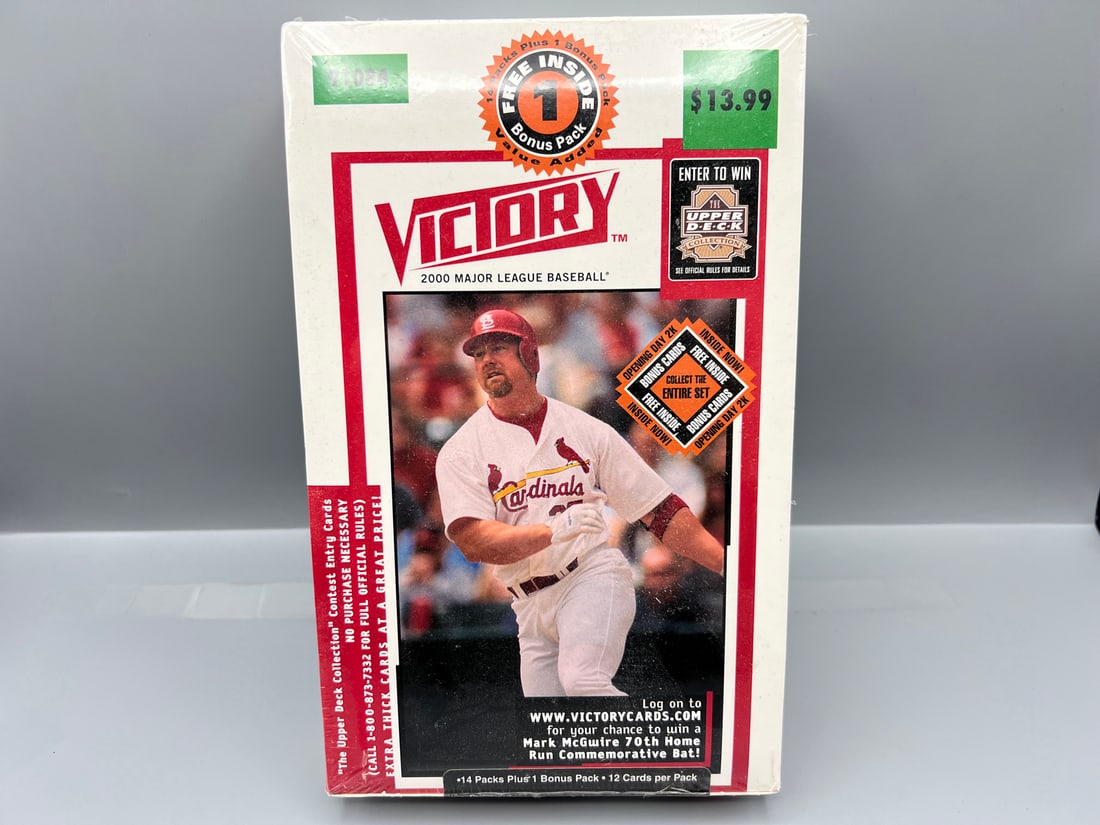 2000 Upper Deck Victory Baseball Factory Sealed Retail Box (1 of 2)