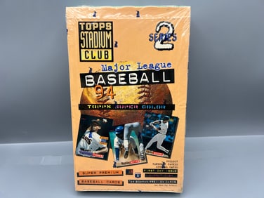 1994 Topps Stadium Club Series 2 Baseball Factory Sealed Wax Box