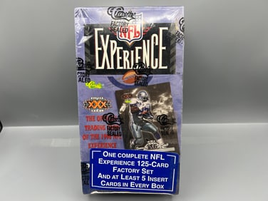 1996 Classic NFL Experience Football Factory Sealed Set