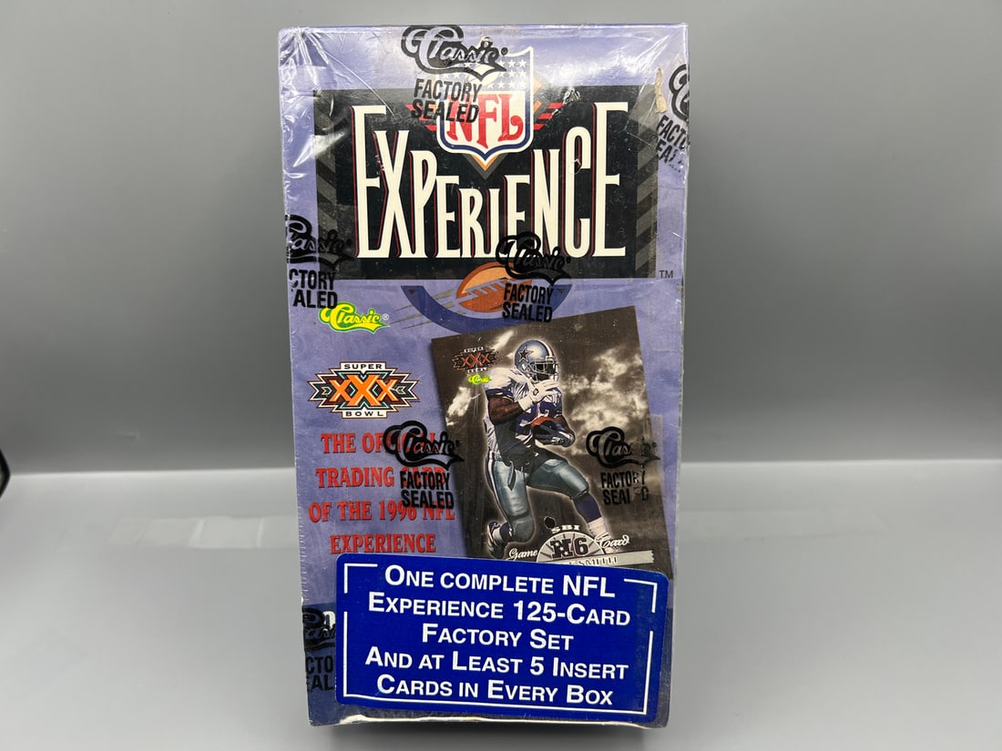 1996 Classic NFL Experience Football Factory Sealed Set (1 of 2)