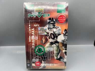1999 Upper Deck MVP Football Factory Sealed Retail Box