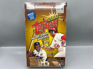 2000 Topps Series 2 Baseball Factory Sealed Retail Box