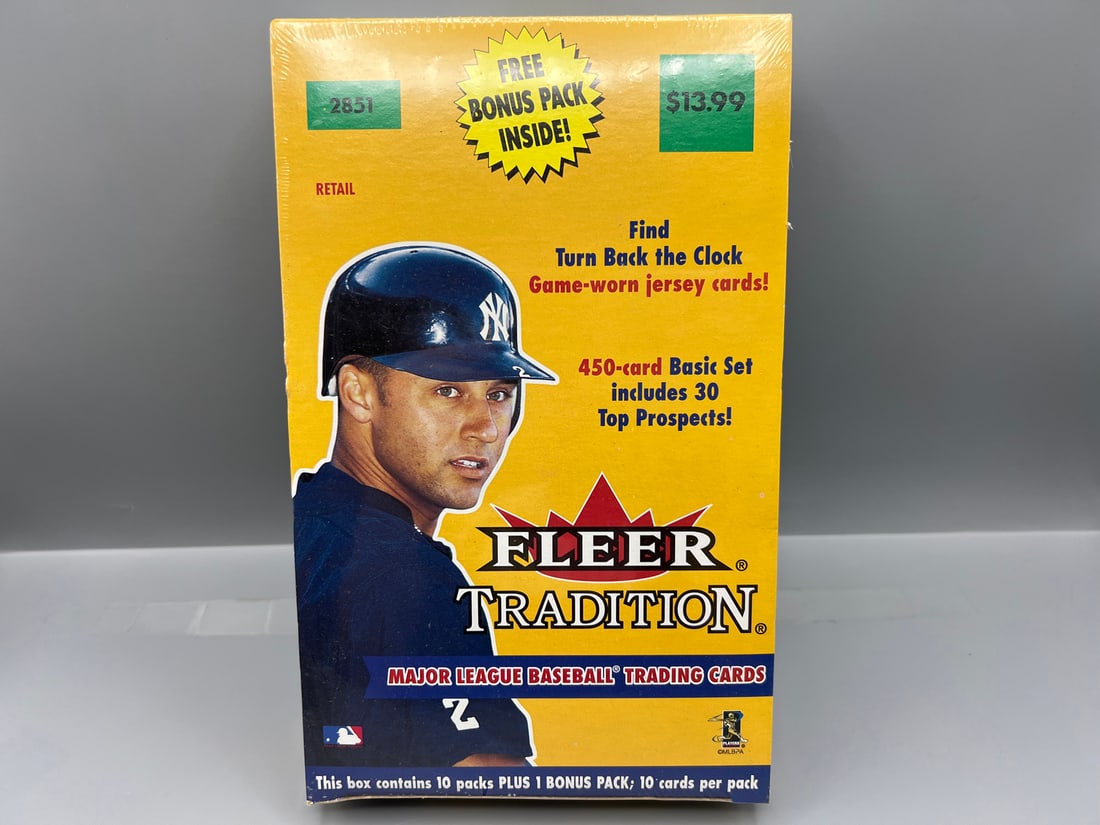 2001 Fleer Tradition Baseball Factory Sealed Retail Box (1 of 2)