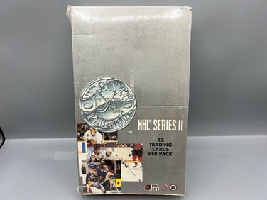 1991-92 Pro Set Platinum Series 2 Hockey Factory Sealed Wax Box
