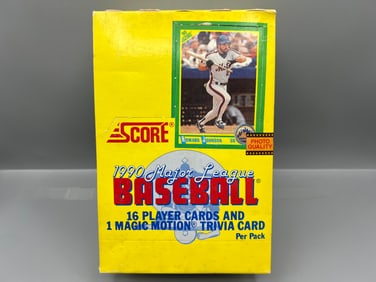 1990 Score Baseball Complete Wax Box