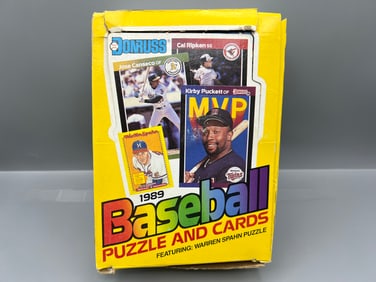 1989 Donruss Baseball Complete Wax Box