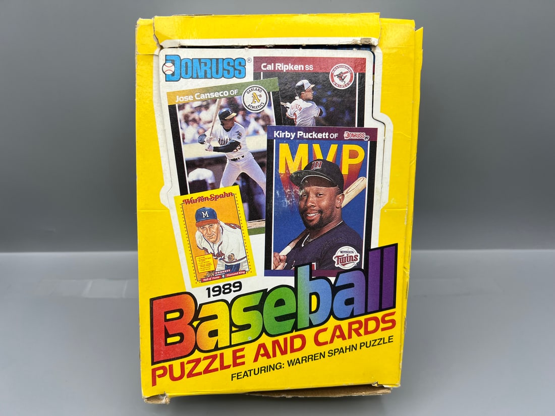 1989 Donruss Baseball Complete Wax Box (1 of 2)
