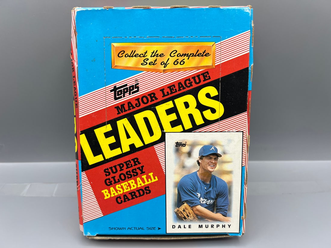 1986 Topps League Leaders Super Glossy Minis Baseball Complete Wax Box (1 of 2)