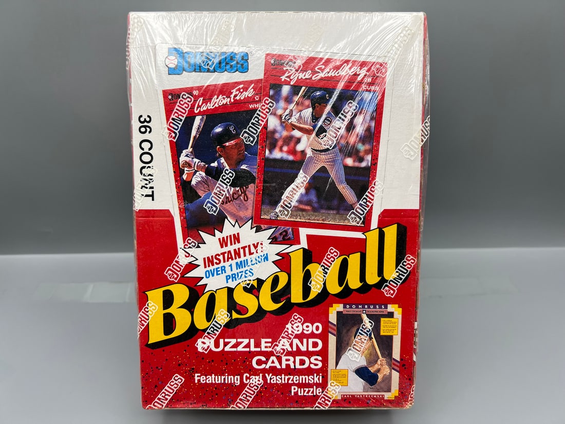 1990 Donruss Baseball Factory Sealed Wax Box (1 of 2)