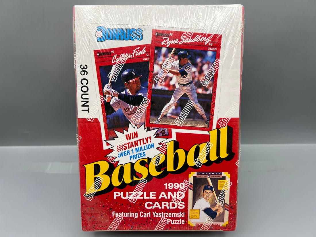 1990 Donruss Baseball Factory Sealed Wax Box (1 of 2)