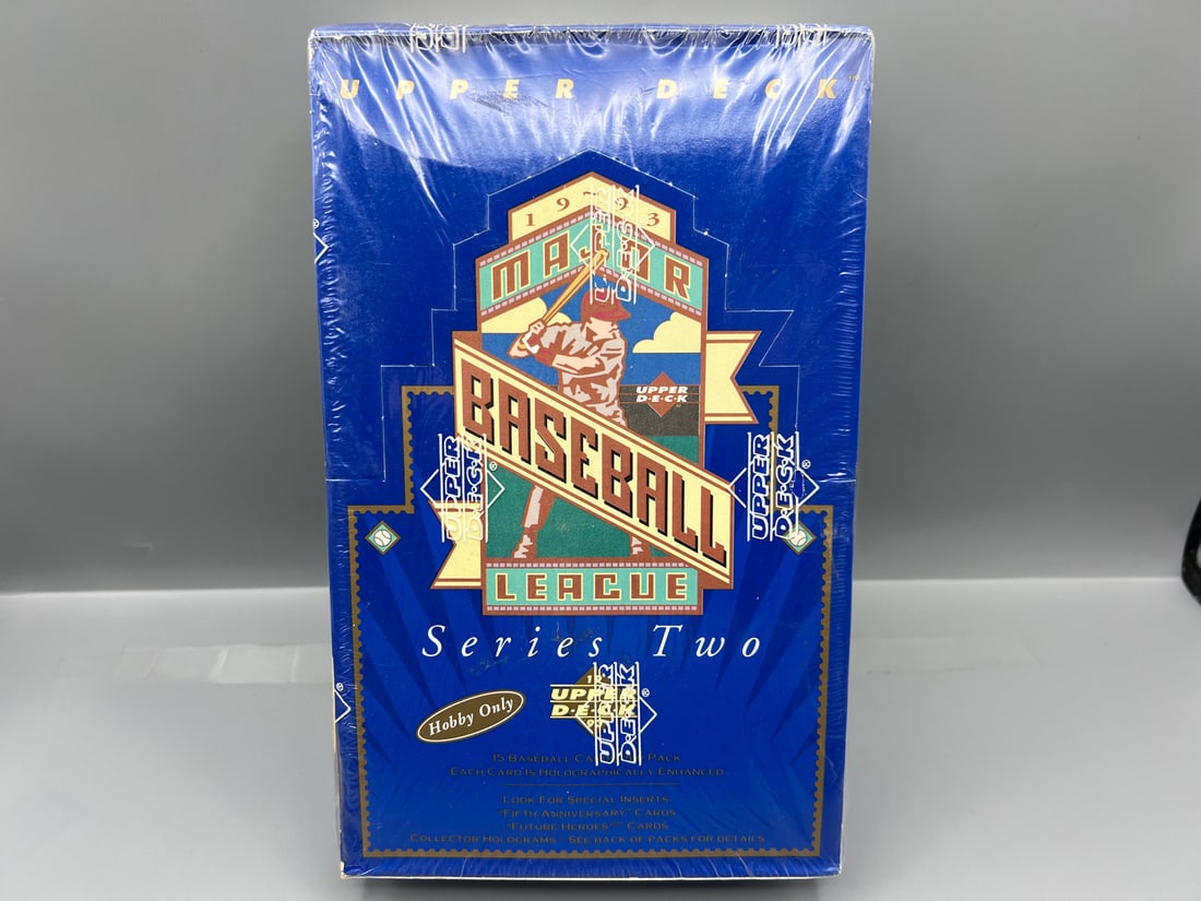 1993 Upper Deck Series 2 Baseball Factory Sealed Hobby Box - Possible Derek Jeter RCs (1 of 2)