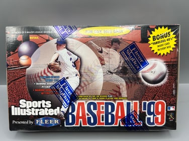 1999 Fleer Sports Illustrated Baseball Factory Sealed Wax Box