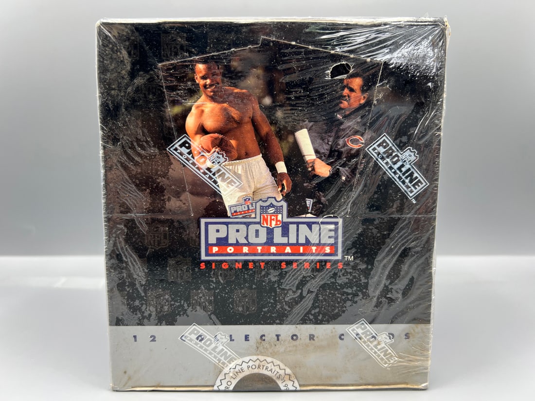 1991 Pro Line Portraits Signet Series Football Factory Sealed Wax Box (1 of 2)