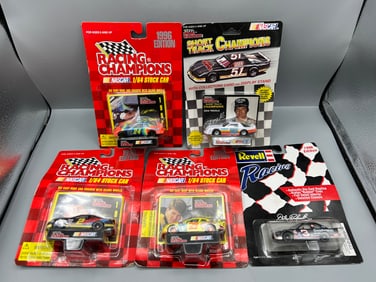 Lot of (5) Assorted NASCAR Racing 1/64 Die Cast Cars