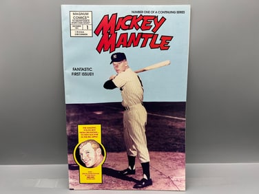 Magnum Comics Mickey Mantle #1 First Issue Comic Book